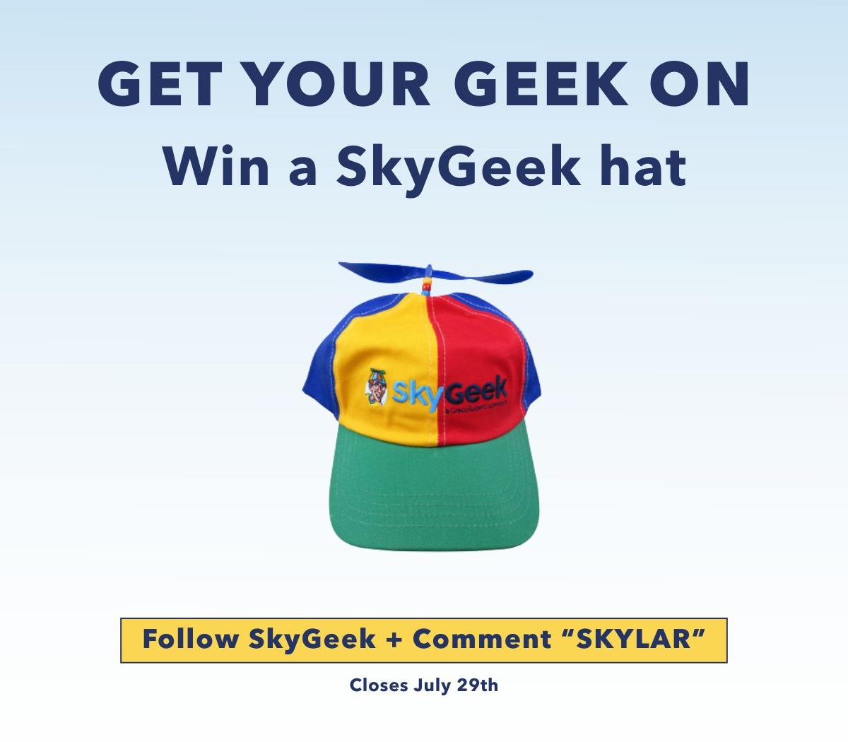 Follow SkyGeek on LinkedIn for a chance to win!