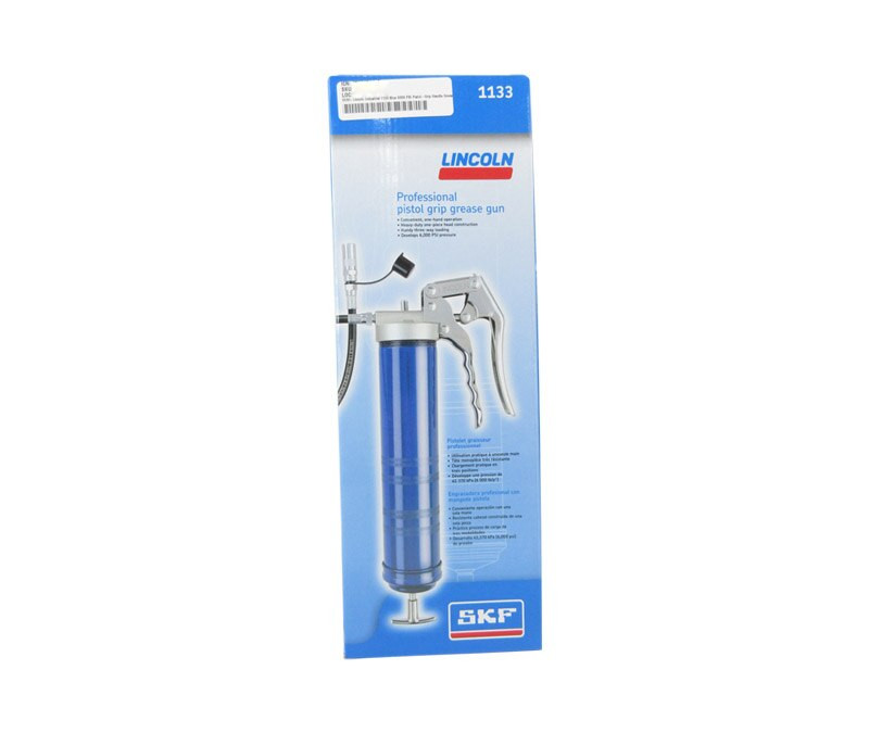 Image of LINCOLN® 1133 Blue 6000 PSI Pistol-Grip Handle Grease Gun