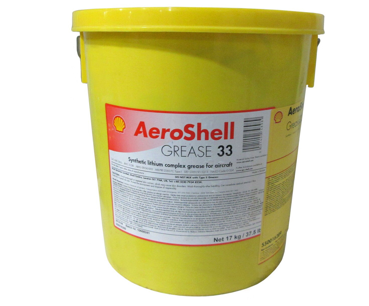 Image of AeroShell™ Grease 33 Universal Airframe Synthetic Aircraft Grease - 17 Kg (37.5 lb) Pail