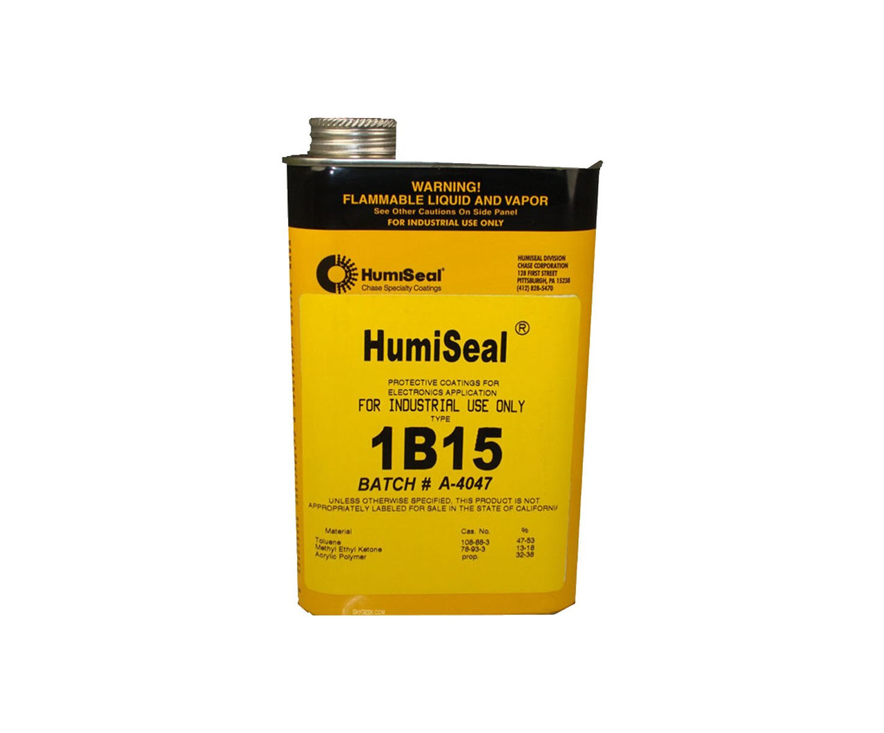 Image of HumiSeal® 1B15 Clear Acrylic Conformal Coating - Liter Can