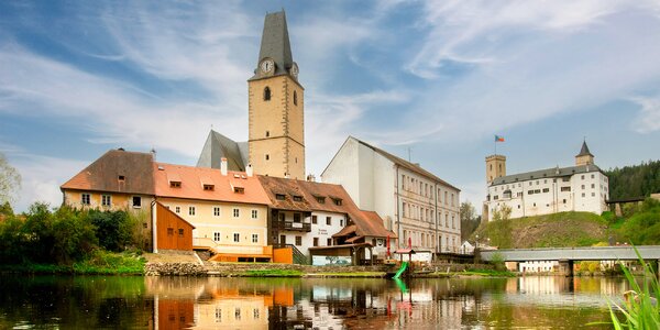 Historický penzion v Rožmberku: víno i wellness