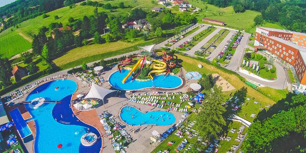 Apartmány v Chorvatsku: aquapark, termální bazény a polopenze