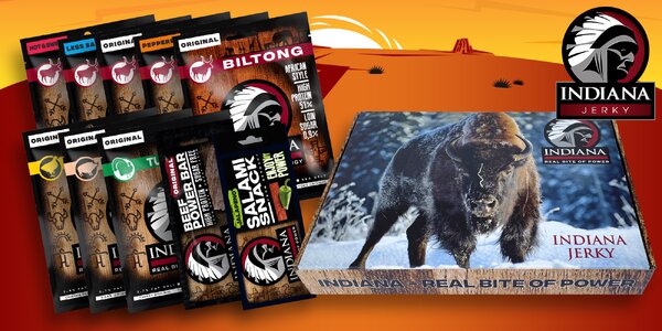 10 balíčků sušeného masa Jerky včetně dopravy