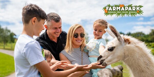 Vstup do Farmaparku vč. atrakcí a krmení nebo plyšák