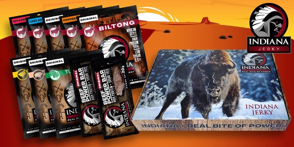 10 balíčků sušeného masa Jerky včetně dopravy