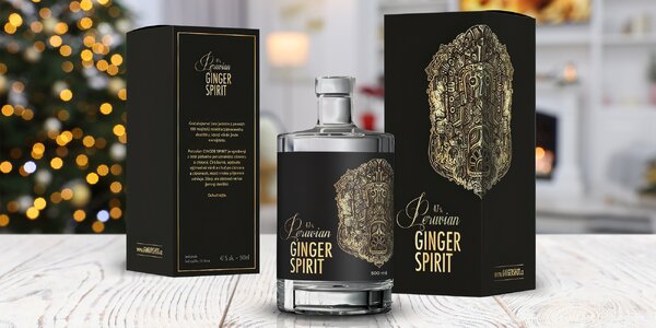 Peruvian Ginger Spirit i sušený zázvor jako dárek