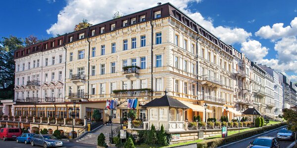 Karlovy Vary s jídlem, wellness i procedurami