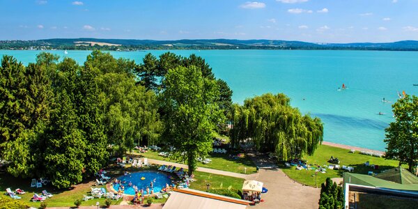 Balaton: jídlo, pláž, bazény a wellness, děti zdarma