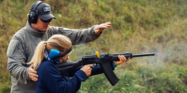 3 hodiny na střelnici pro 1 nebo 2 osoby: až 160 nábojů