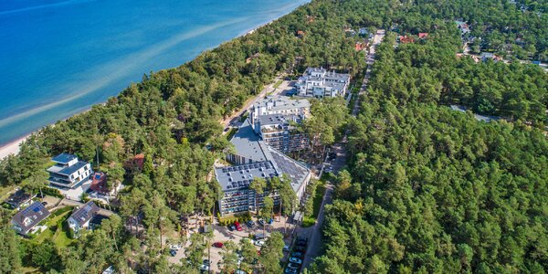 Lázeňský komplex na Baltu: jídlo, pláž i wellness