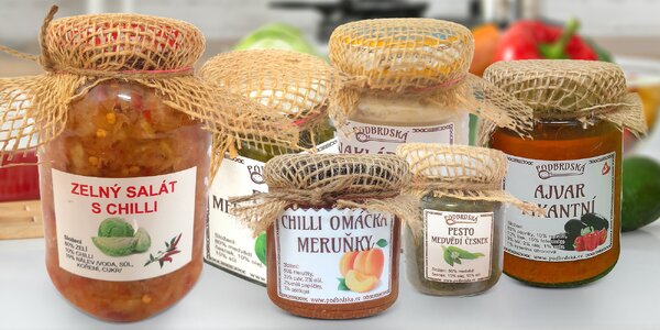 Nakládaná zelenina a omáčky: kukuřičky, kimchi i ajvar