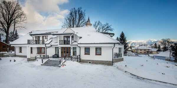 Pobyt s výhledem na Tatry vč. privátního wellness, 2 děti do 14,9 let zdarma