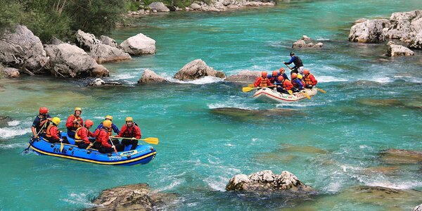 2denní rafting a canyoning ve Slovinsku na řece Soča