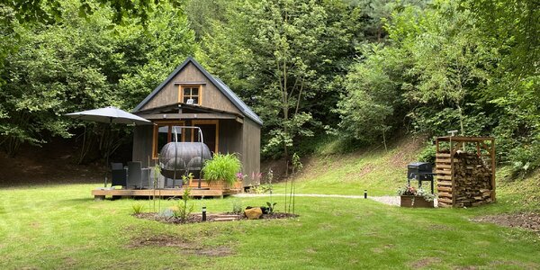 Útulný Tiny House v Podkrkonoší