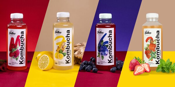 Kombucha na imunitu i trávení: 6–12 500ml lahvinek