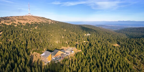 Hotel pod vrcholem Pradědu: jídlo i wellness