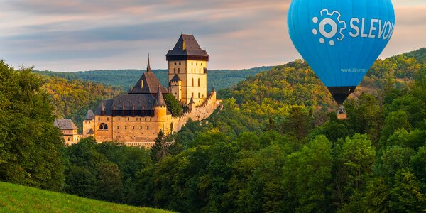 Romantický let balónem v Čechách i na Moravě