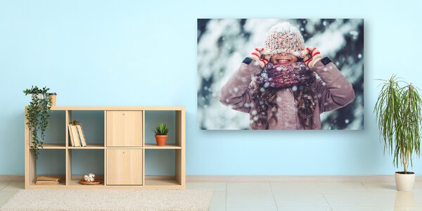 Fotoobraz: malířské plátno na dřevěném rámu