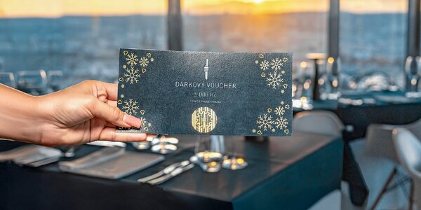 Dárkové poukazy do 3 restaurací Žižkovské věže