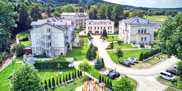Luxusní hotel v lázeňském městě: wellness a jídlo