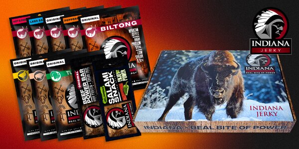 10 balíčků sušeného masa Jerky včetně dopravy