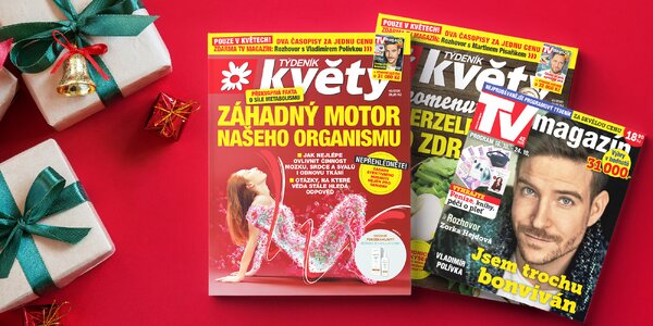 Roční i půlroční předplatné časopisu Týdeník Květy