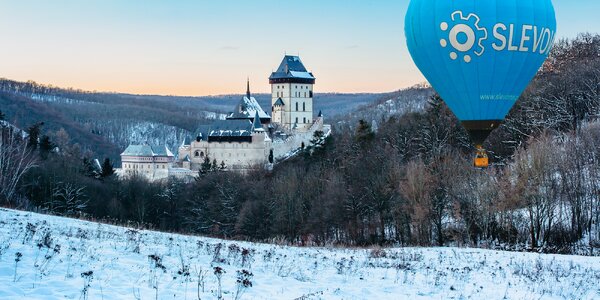 Romantický let balónem v Čechách i na Moravě