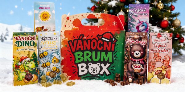 Čajoví medvídci: dárkové balíčky na Vánoce i adventní box