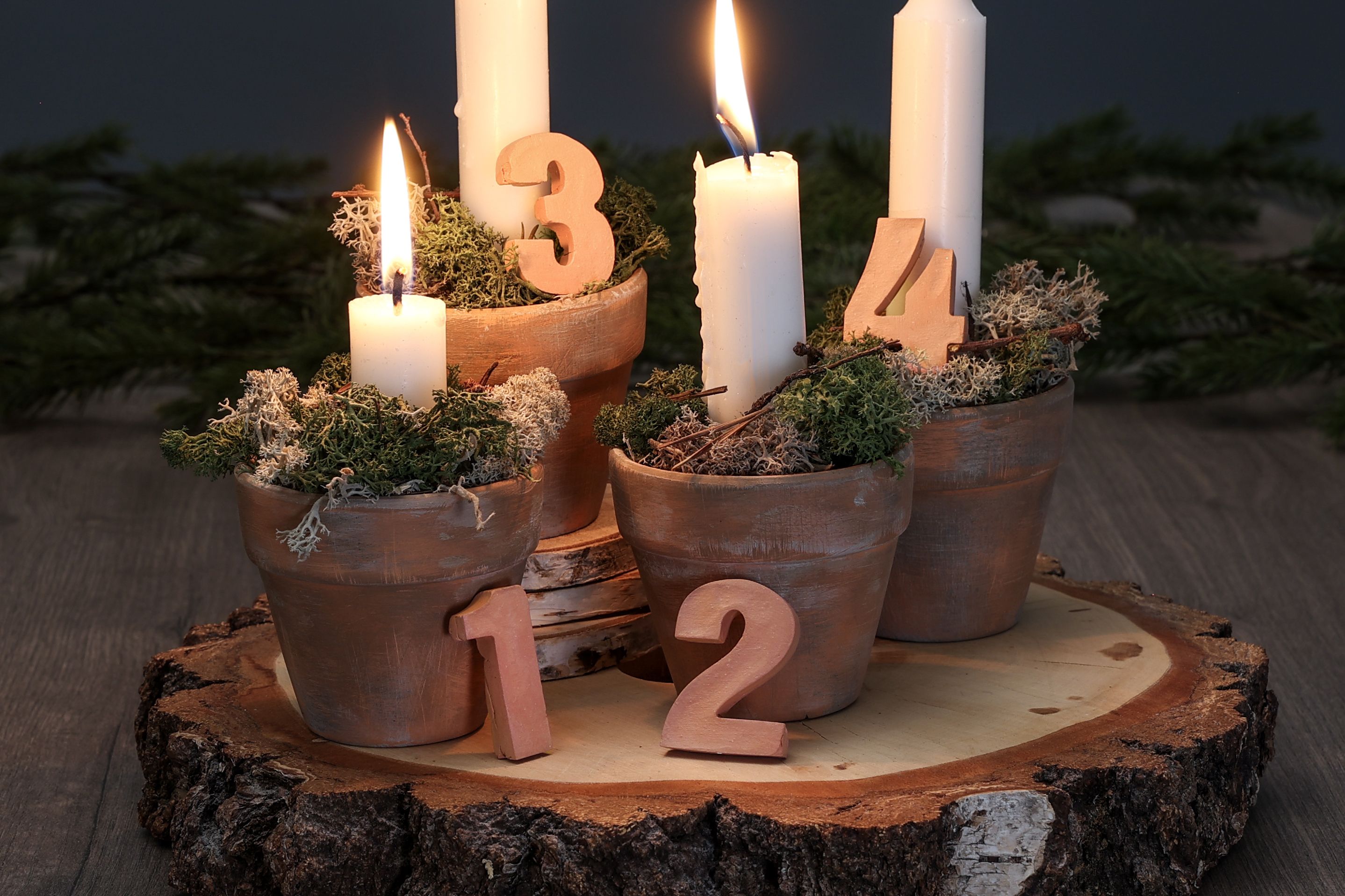 Ljusstakar till advent