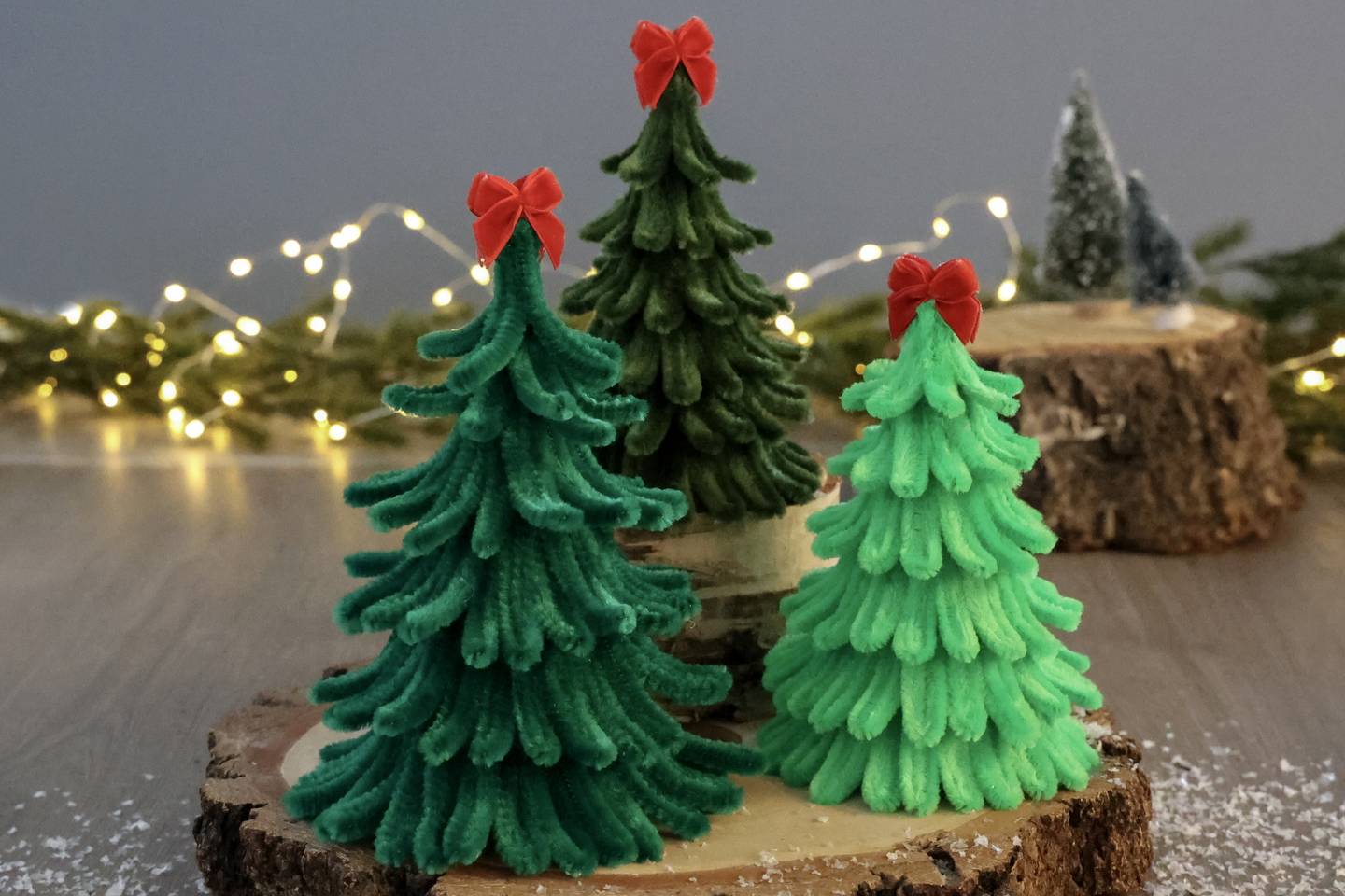 Mjuka julgranar av piprensare