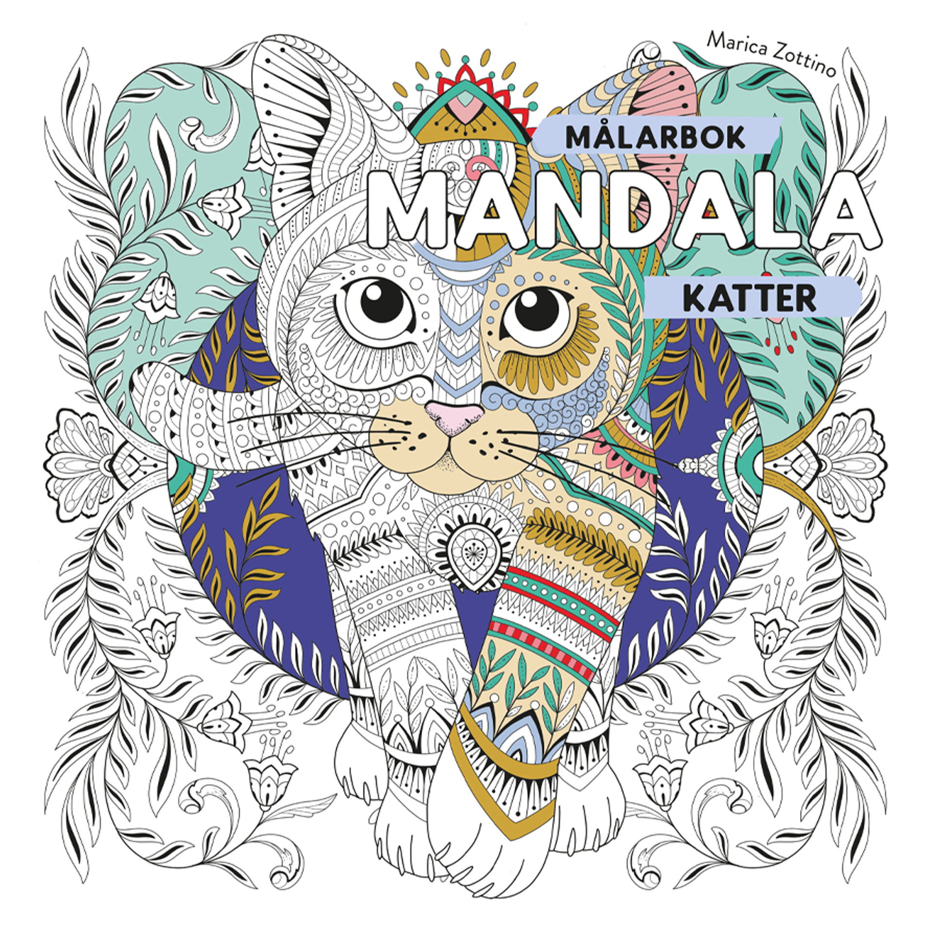 M&aring;larbok Mandala Katter