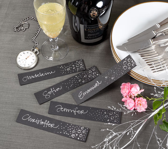 Placeringskort till nyårsfesten