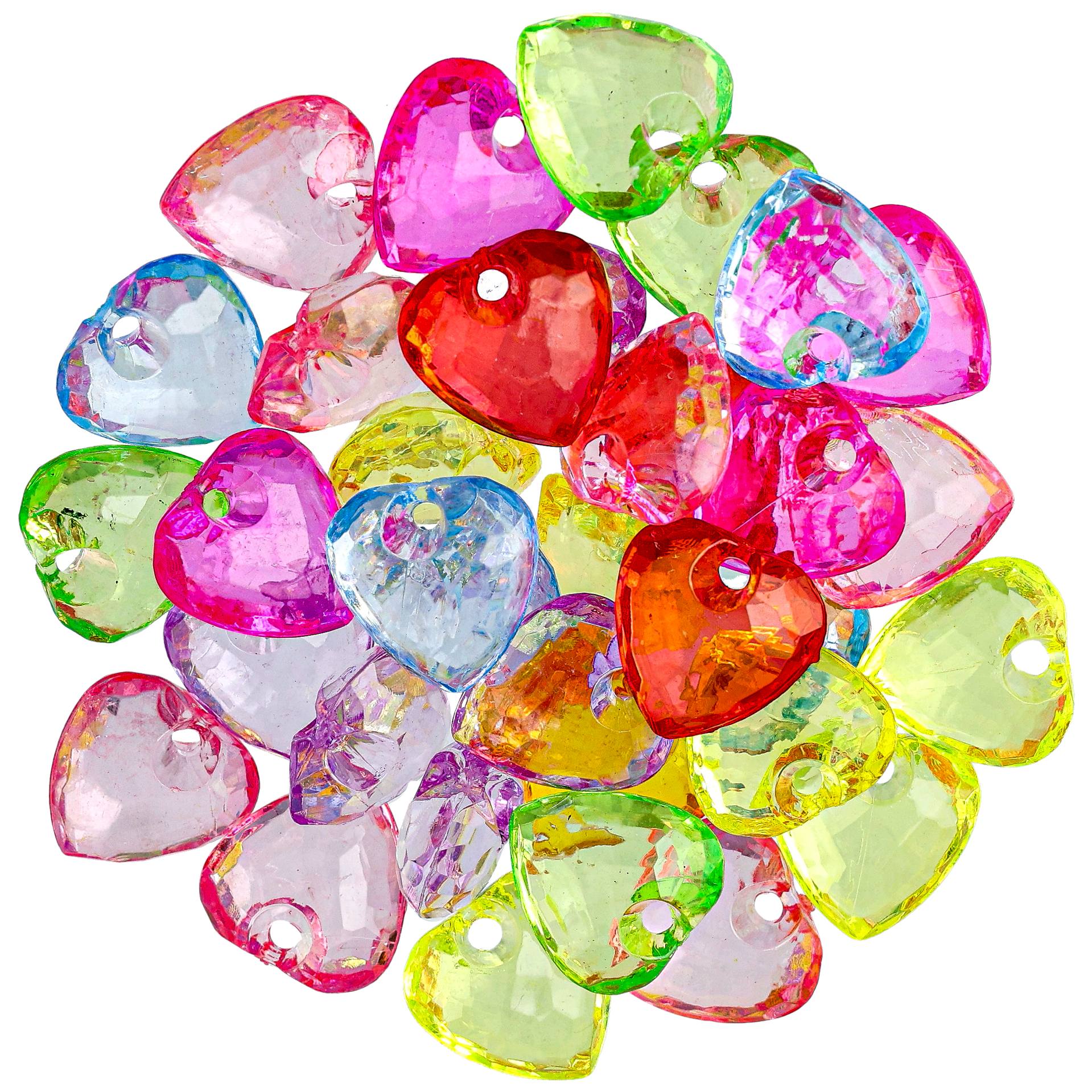 Acrylp&auml;rlor, hj&auml;rtan