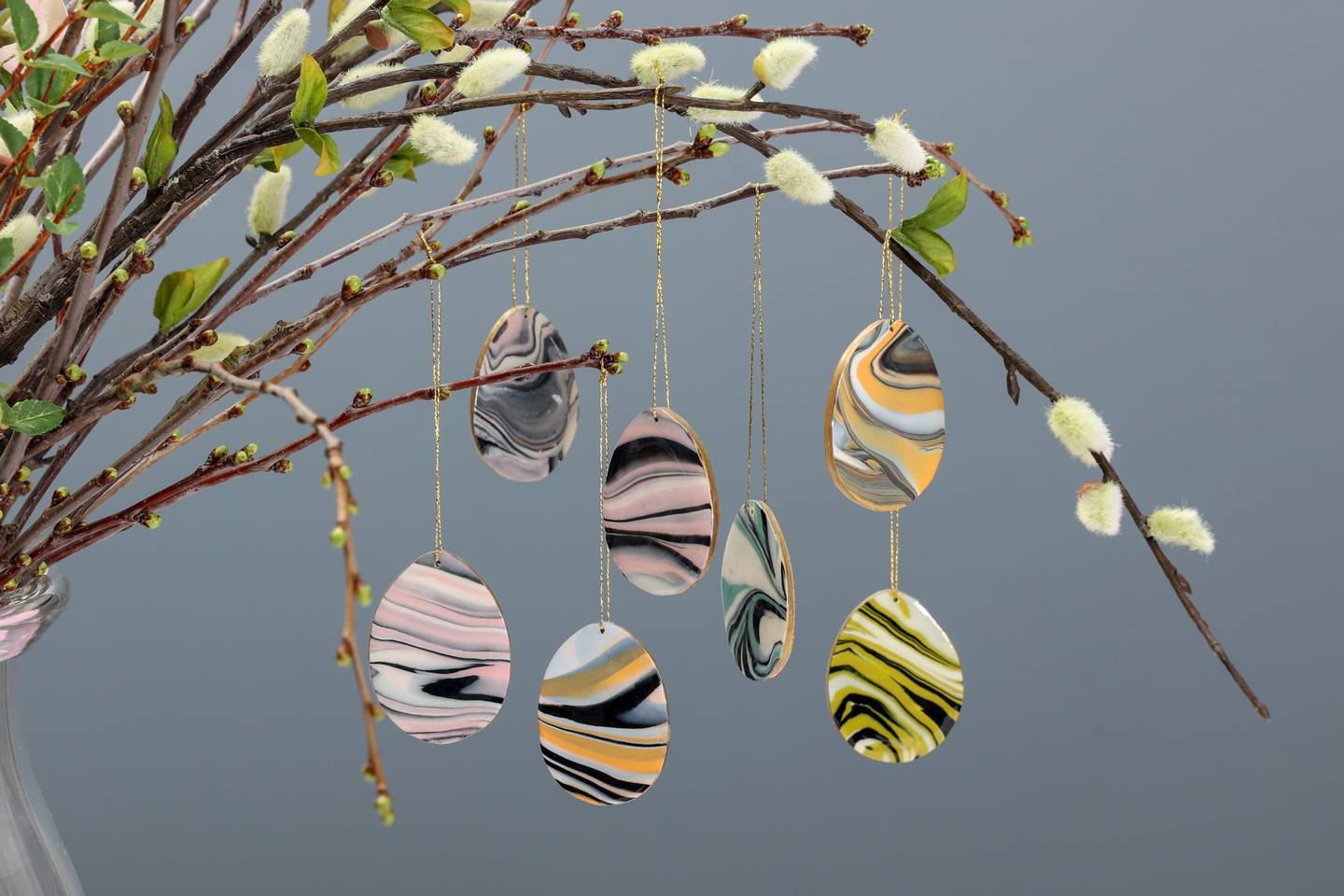 Marmorerade &auml;gg av Fimolera