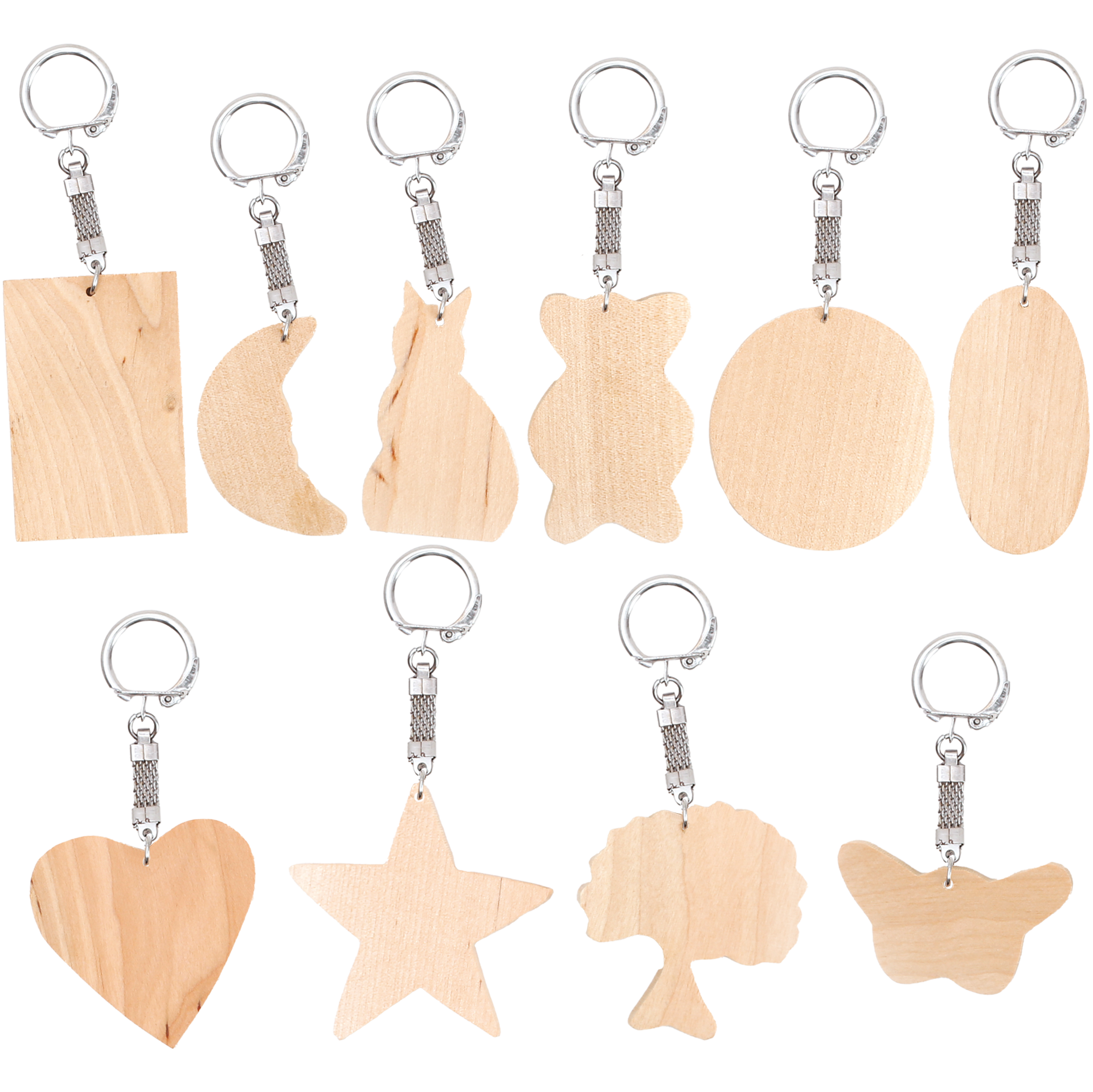 Nyckelringar i tr&auml;