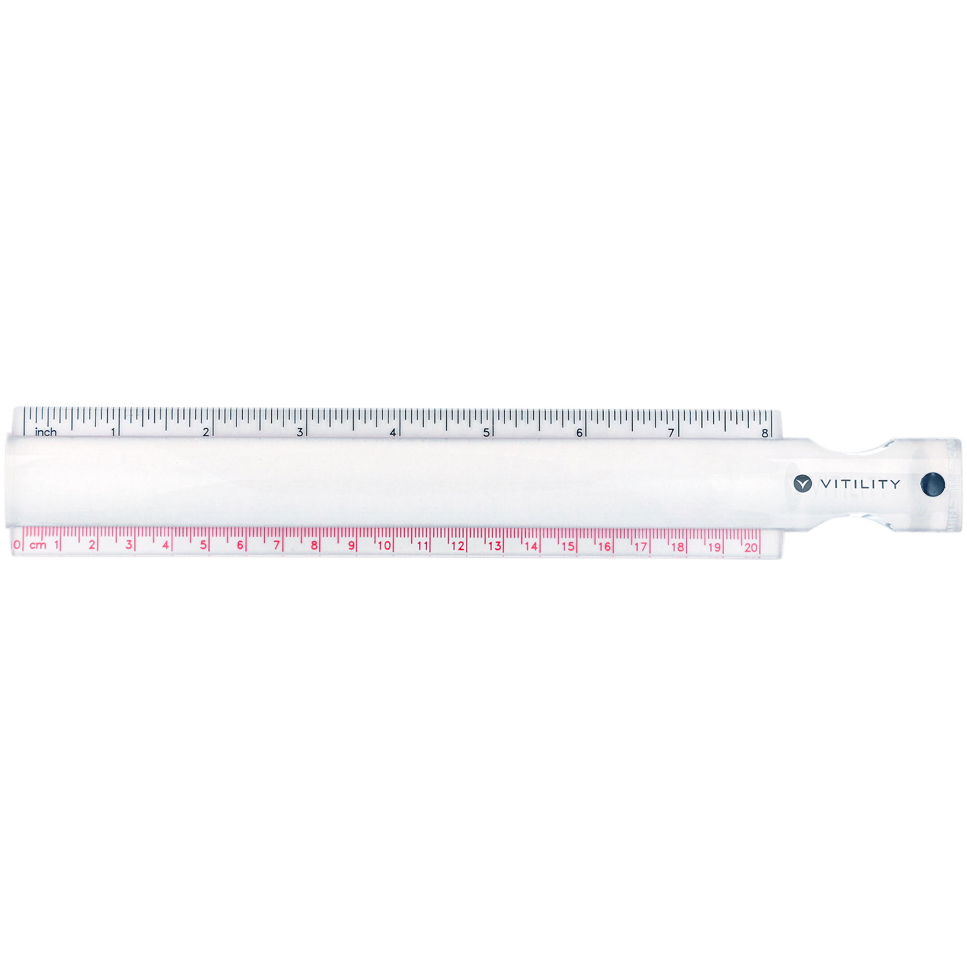 Linjal med f&ouml;rstoring