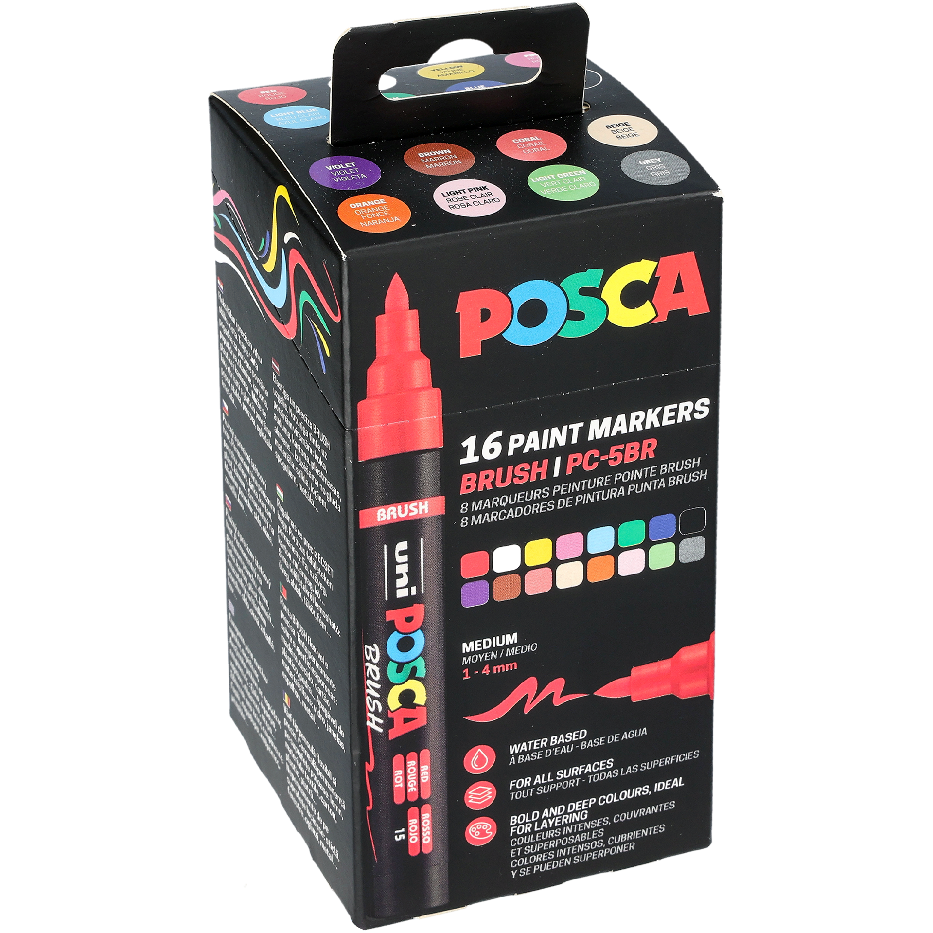 Set Posca Brush Marker PC5BR