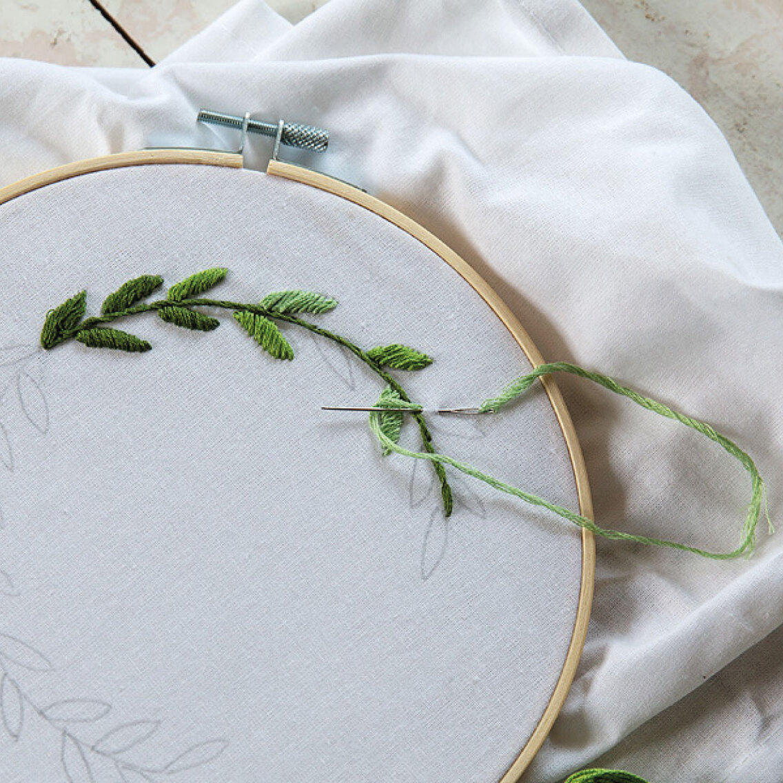 20% p&aring; utvalda broderiset