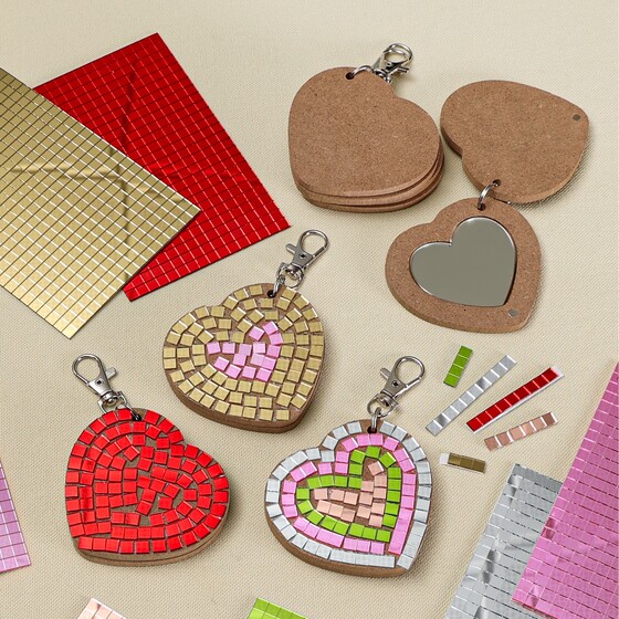 Nyckelring med spegel