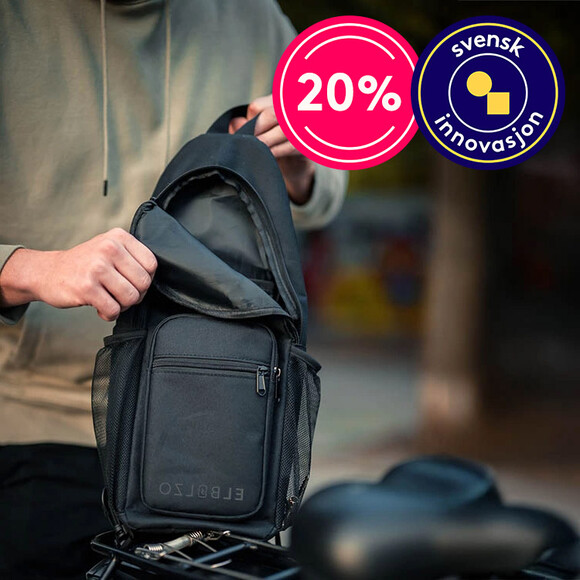 Veske til elsykkelbatteri, ELBOLZO