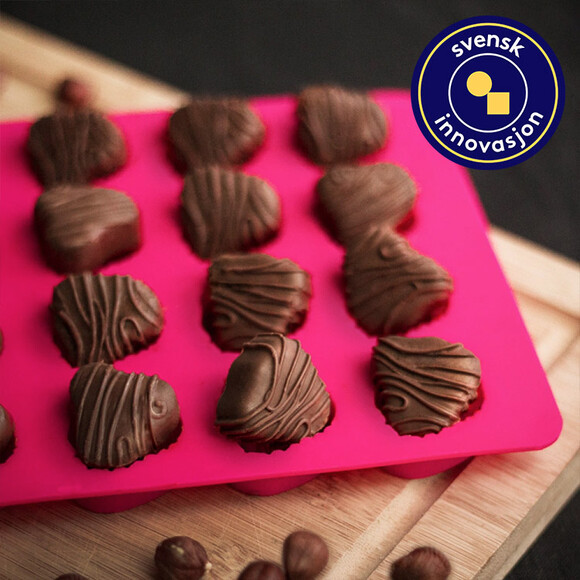 Trippelnøttform i silikon