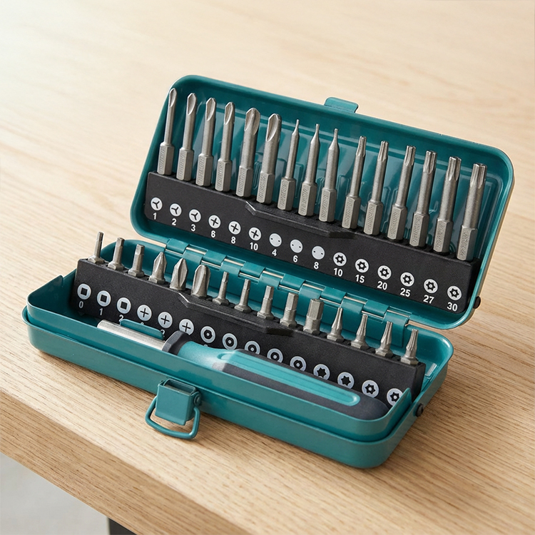 Bitssett for sm&aring; skruer