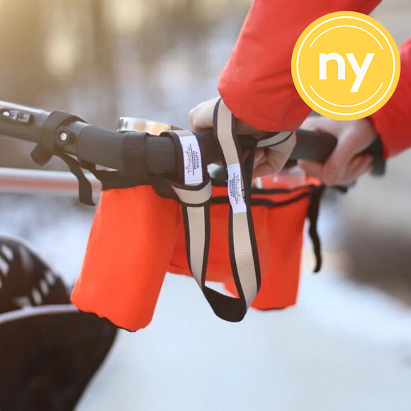 H&aring;ndleddsstropp med refleks for barnevogn