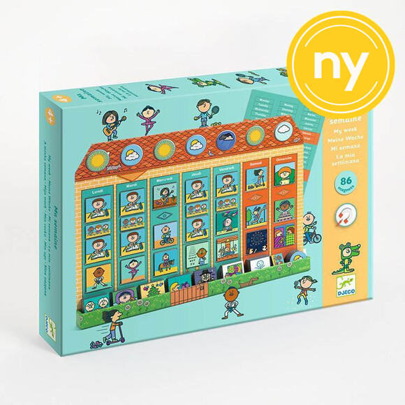 Magnetisk ukekalender for barn