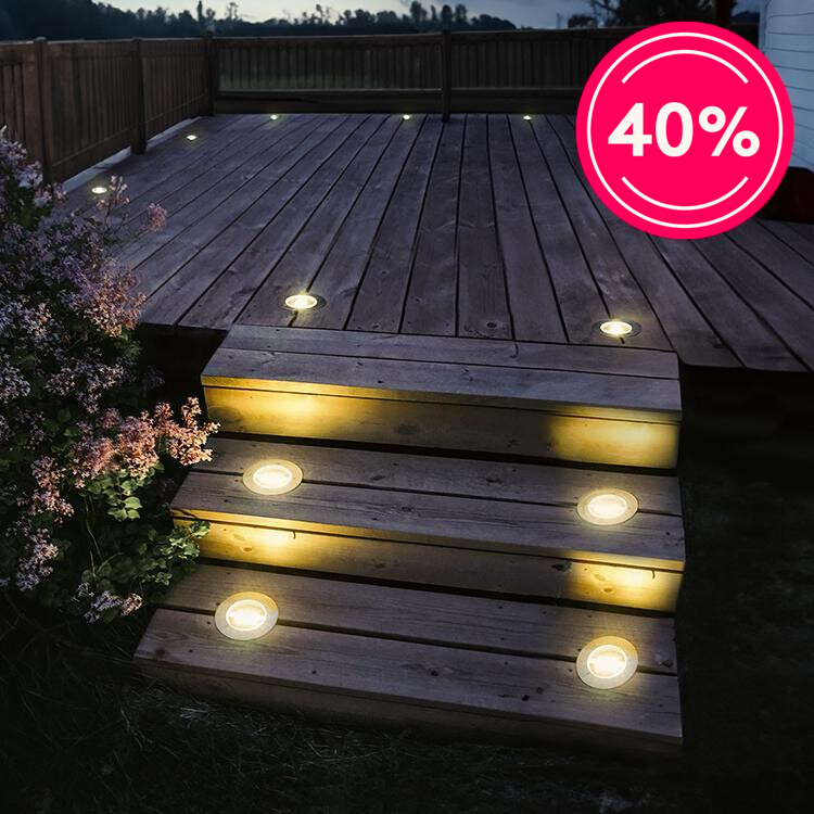 Solcelledrevet altanbelysning Solcelledrevet altanbelysning