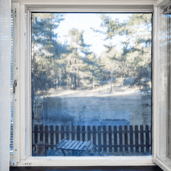 Svart pollennett for vinduer