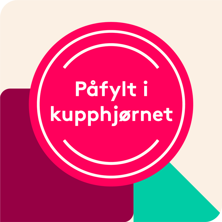 P&aring;fylt i kupphj&oslash;rnet, opptil 60% rabatt p&aring; smarte produkter! Se alle kupp &rarr;