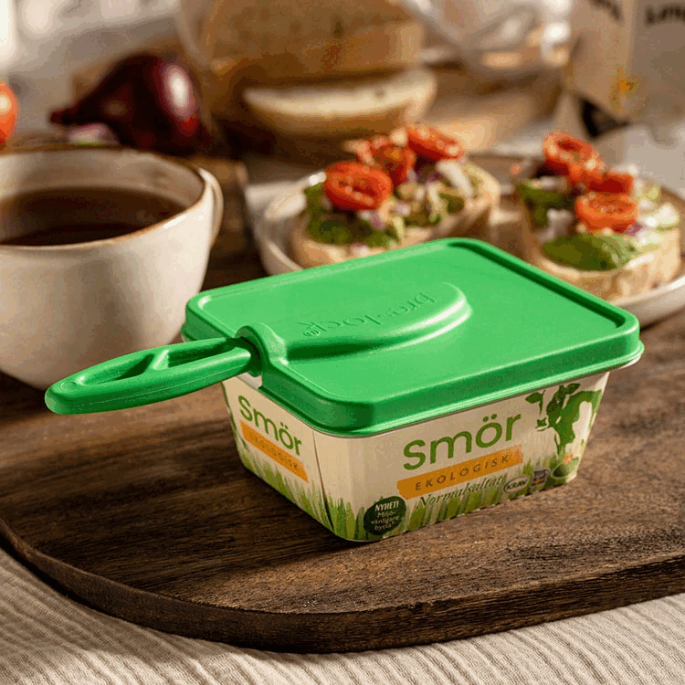 Brelock, lokk med sm&oslash;rkniv