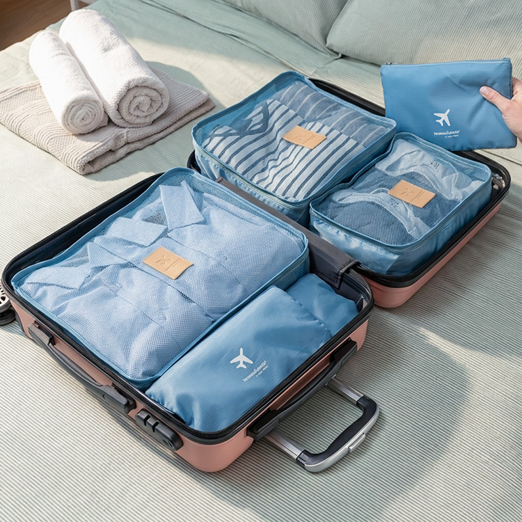 Pakkeposer til reisen, 6 deler