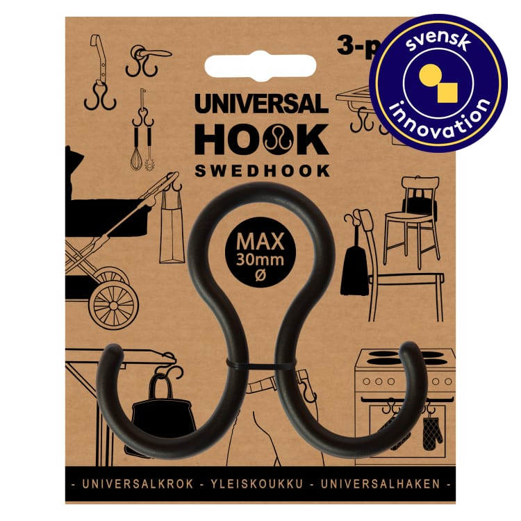 Universalkrok Swedhook, 3 stk.